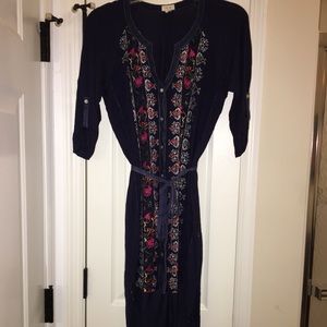 Anthropologie Tiny Button Up Dress